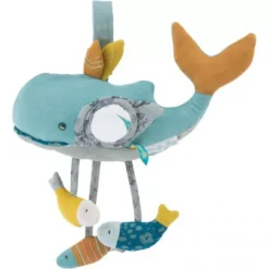 Moulin Roty Activiteitenknuffel Walvis - 27 Cm