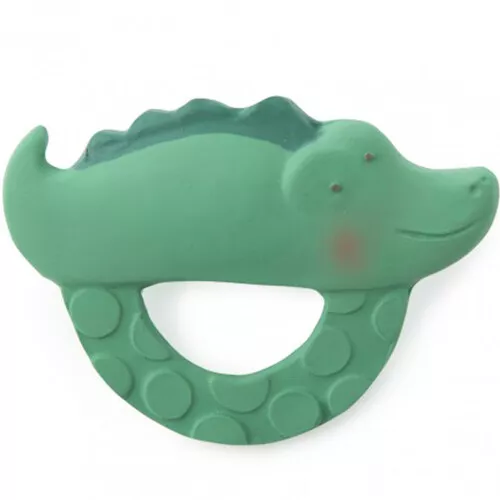 Moulin Roty Bad- En Bijtspeeltje Ring - Krokodil 1 Moulin Roty Bad- En Bijtspeeltje Ring - Krokodil