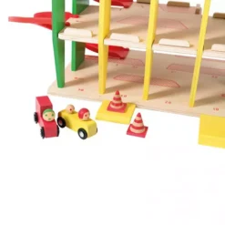 Moulin Roty Parkeergarage Met Benzinepomp - 12-delig -Moulin Roty moulin roty garage 12 delig 1