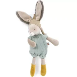 Moulin Roty Knuffelkonijn Groen - 30 Cm -Moulin Roty moulin roty knuffelkonijn groen 30 cm 2