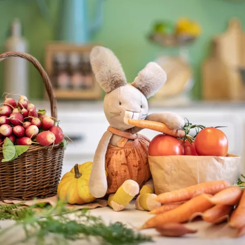 Moulin Roty Knuffelkonijn Klei - 32 Cm 2 Moulin Roty Knuffelkonijn Klei - 32 Cm - Afbeelding 2