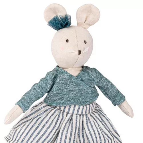 Moulin Roty Knuffelmuis Charlotte - 30 Cm 4 Moulin Roty Knuffelmuis Charlotte - 30 Cm - Afbeelding 4