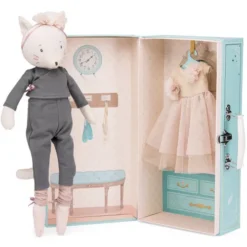 Moulin Roty Knuffelpoes Célestine En Kledingkast