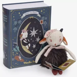 Moulin Roty Knuffelschaap In Boek -Moulin Roty moulin roty knuffelschaap in boek 8