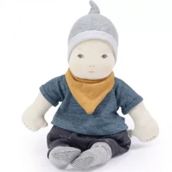 Moulin Roty Lappenpop Jongen Les Bébés - 32 Cm