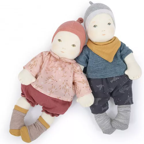 Moulin Roty Lappenpop Meisje Les Bébés - 32 Cm 3 Moulin Roty Lappenpop Meisje Les Bébés - 32 Cm - Afbeelding 3