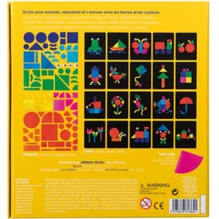 Moulin Roty Magneetboek Vormen -Moulin Roty moulin roty magneetboek les popipop 1