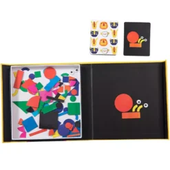 Moulin Roty Magneetboek Vormen -Moulin Roty moulin roty magneetboek les popipop 4