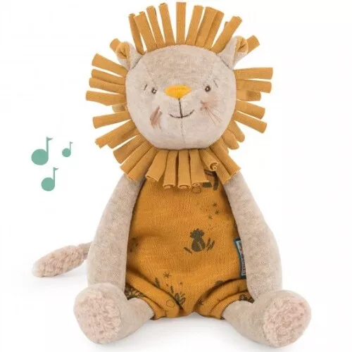 Moulin Roty Knuffelleeuw Met Muziek - 28 Cm 1 Moulin Roty Knuffelleeuw Met Muziek - 28 Cm