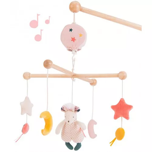 Moulin Roty Muziekmobiel Muis 2 Moulin Roty Muziekmobiel Muis - Afbeelding 2