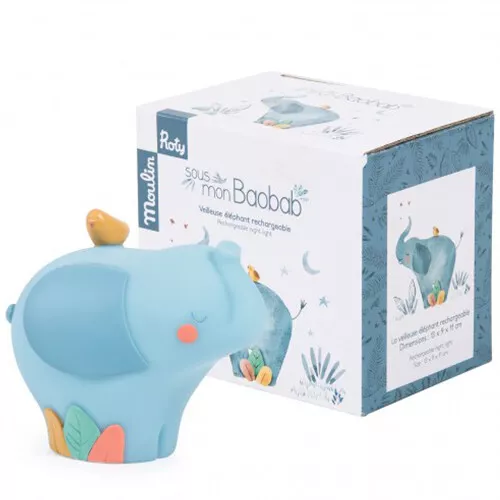 Moulin Roty Nachtlampje Olifant 5 Moulin Roty Nachtlampje Olifant - Afbeelding 5