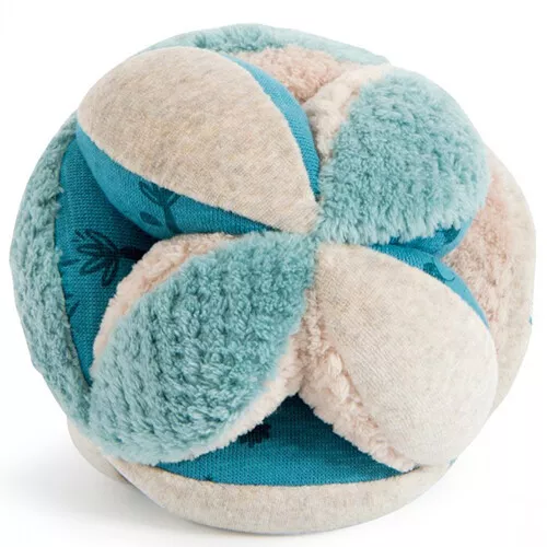 Moulin Roty Sensorische Babybal - Blauw 2 Moulin Roty Sensorische Babybal - Blauw - Afbeelding 2