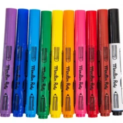 Moulin Roty Uitwasbare Viltstiften - 10st -Moulin Roty moulin roty uitwasbare viltstiften 10st 3